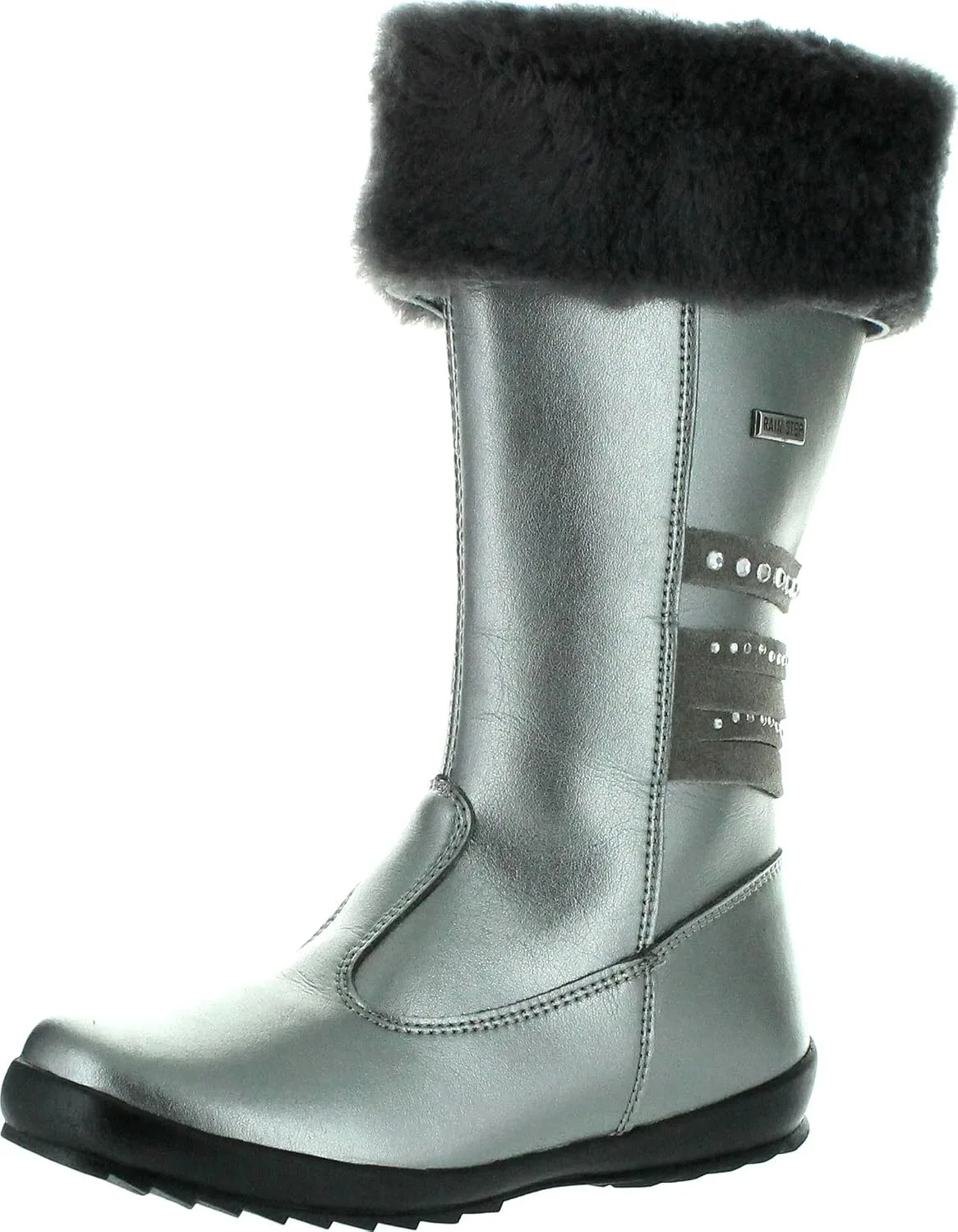 Детские сапоги для девочек водонепроницаемые Azalea Rain Step Naturino, Acciaio