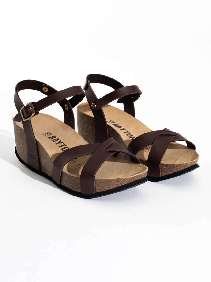 Босоножки на высоком каблуке Bayton Sandals Venus, темно-коричневый — фото 3