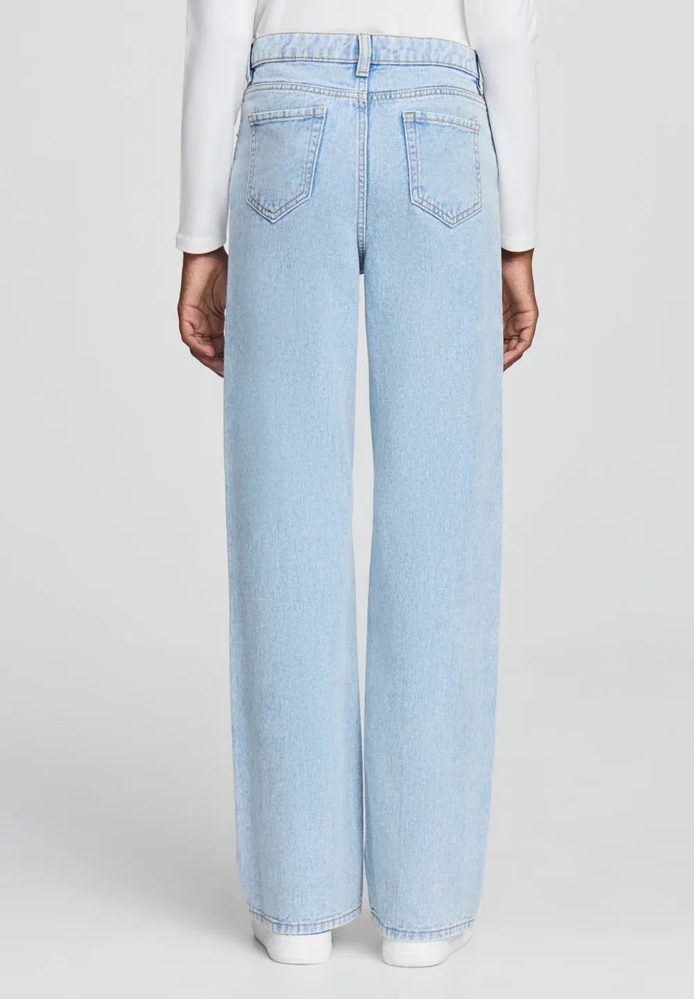 Джинсы свободного кроя Terranova, Var Blu Denim Chiaro — фото 3