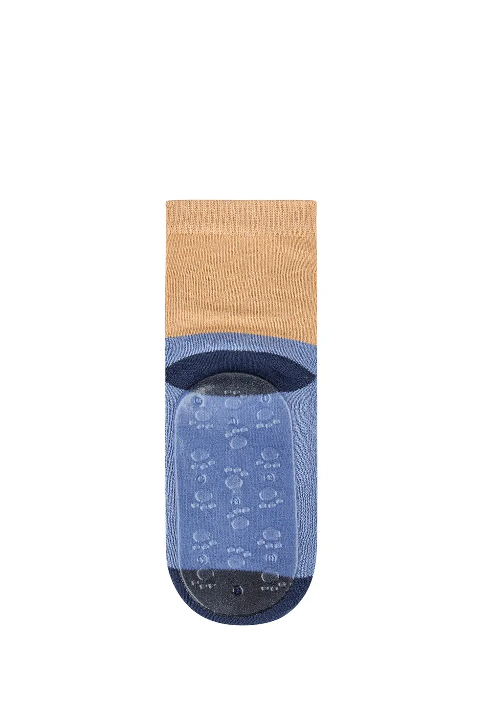 Flitzen flitzer soft bär mit vollsohle (анти-рутш-эффект) - носки Sterntaler, Ecru — фото 2