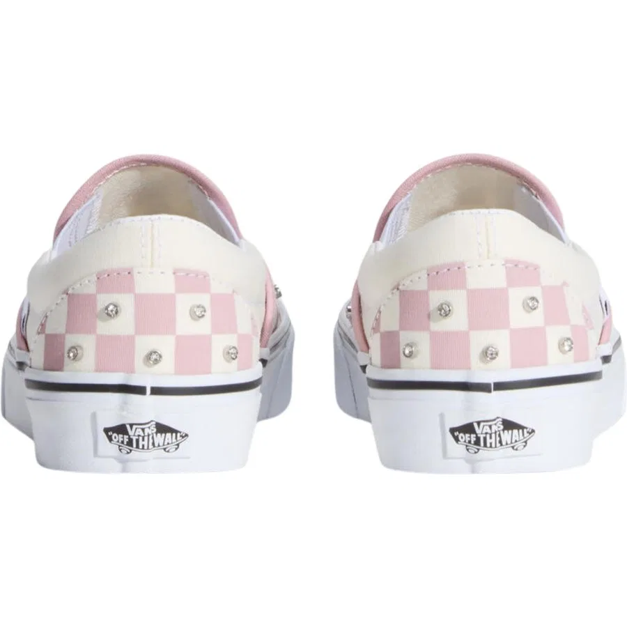 Кеды Vans Classic Slip-On, Розово-белый — фото 4