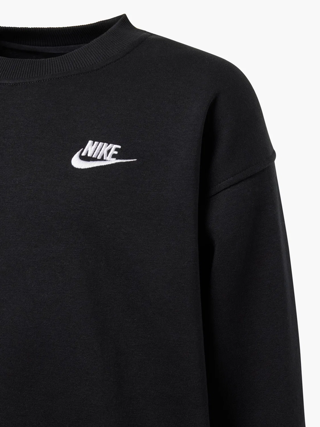Детский свитшот стандартного кроя Nike, черный — фото 3