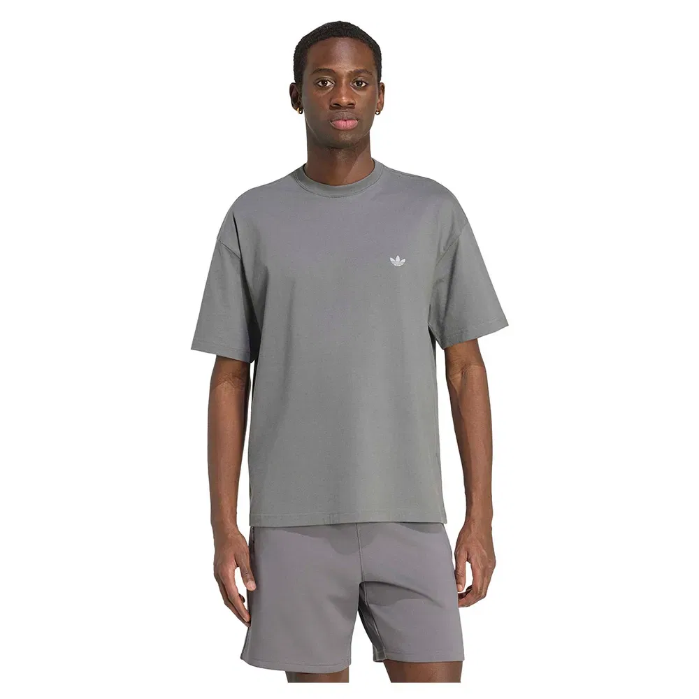 Футболка свободная с коротким рукавом Trefoil Essentials Spacer Loose Adidas Originals, серый