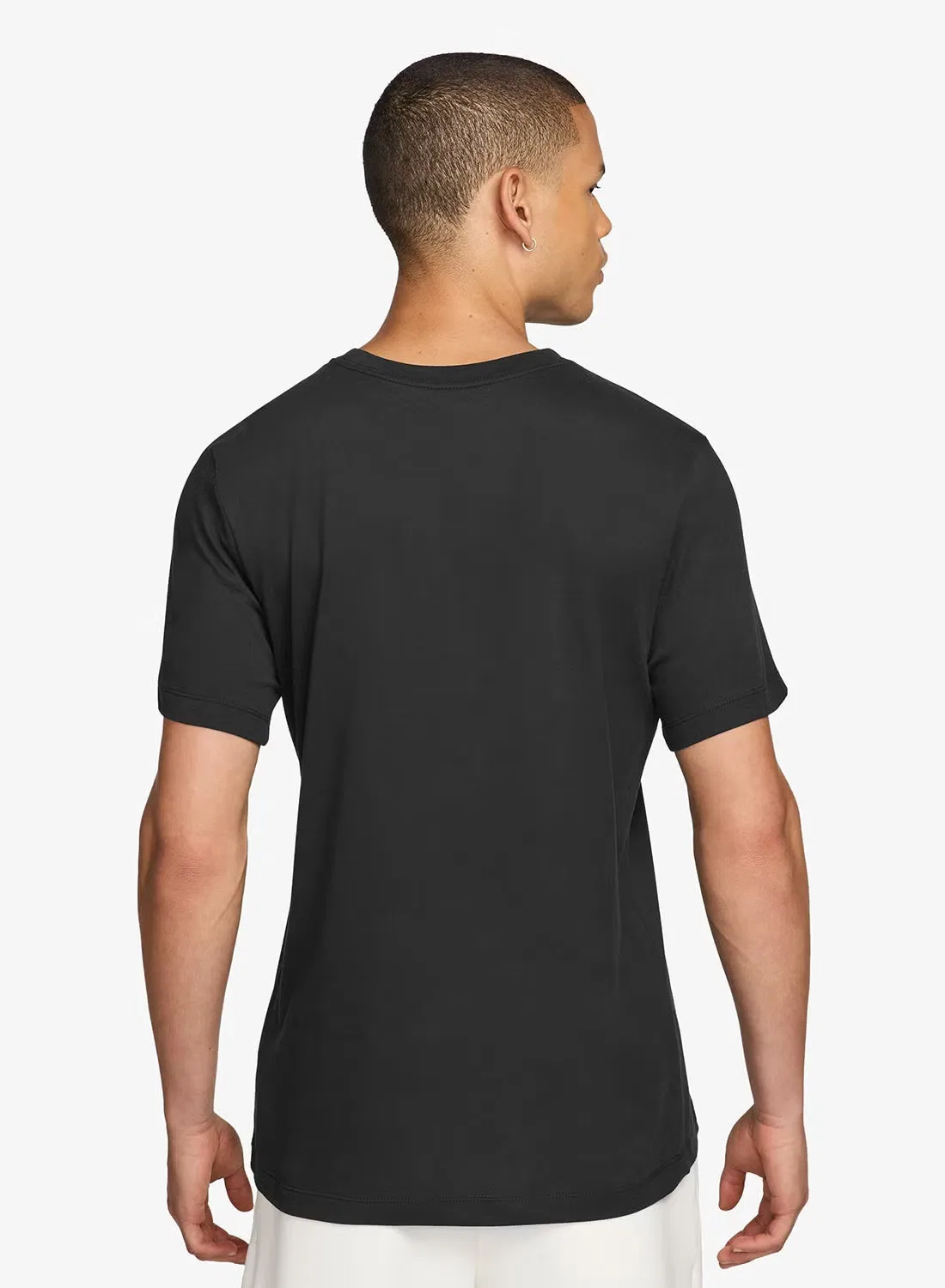 Футболка с технологией Dri-Fit Nike, черный — фото 2
