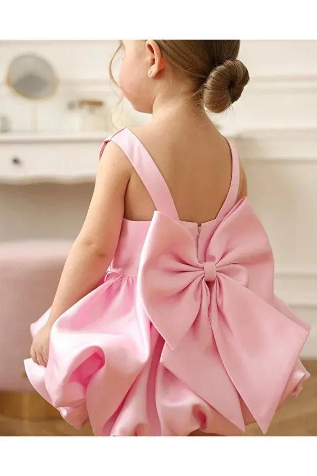 Детское платье для девочек с принтом Balloon Dress Evening Gown Gnl Butik, Pink — фото 2