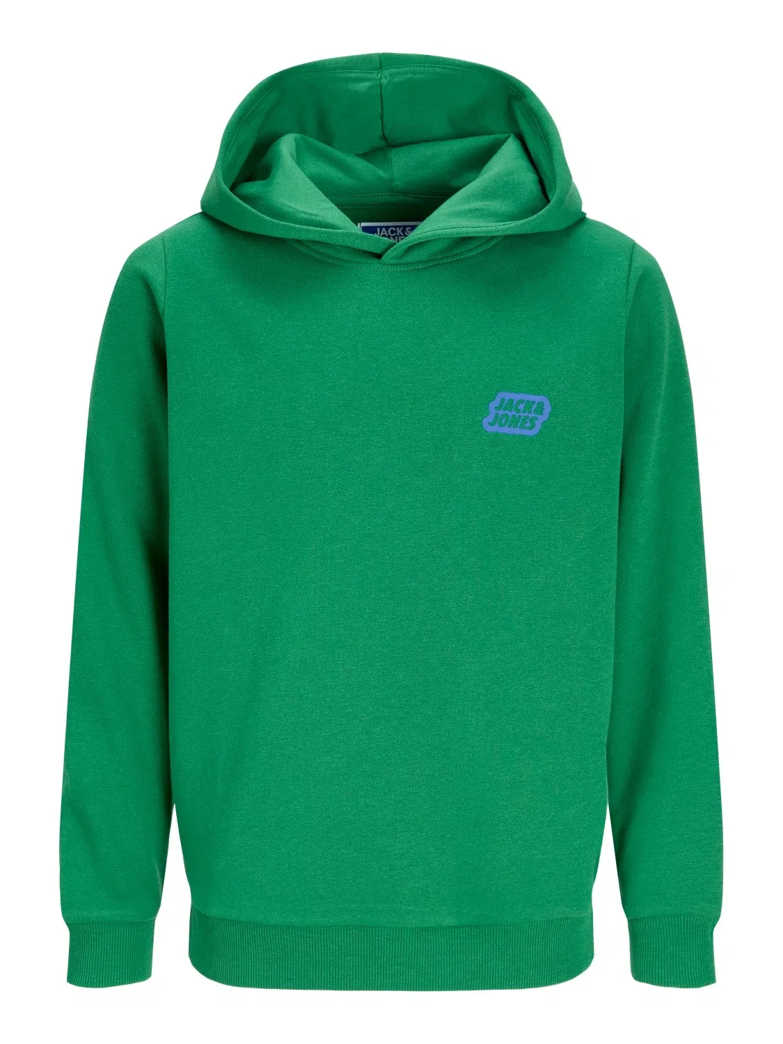 Худи с принтом Jjami Hoodie Jack & Jones Junior, зеленый