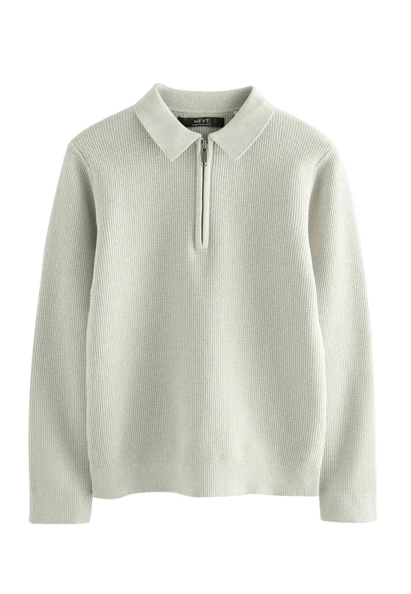 Водолазка хлопковая Regular fit Next, grey, серый