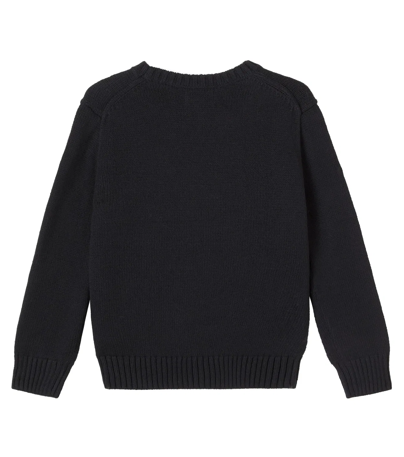 Свитер хлопковый Polo Bear Polo Ralph Lauren Kids, черный — фото 4