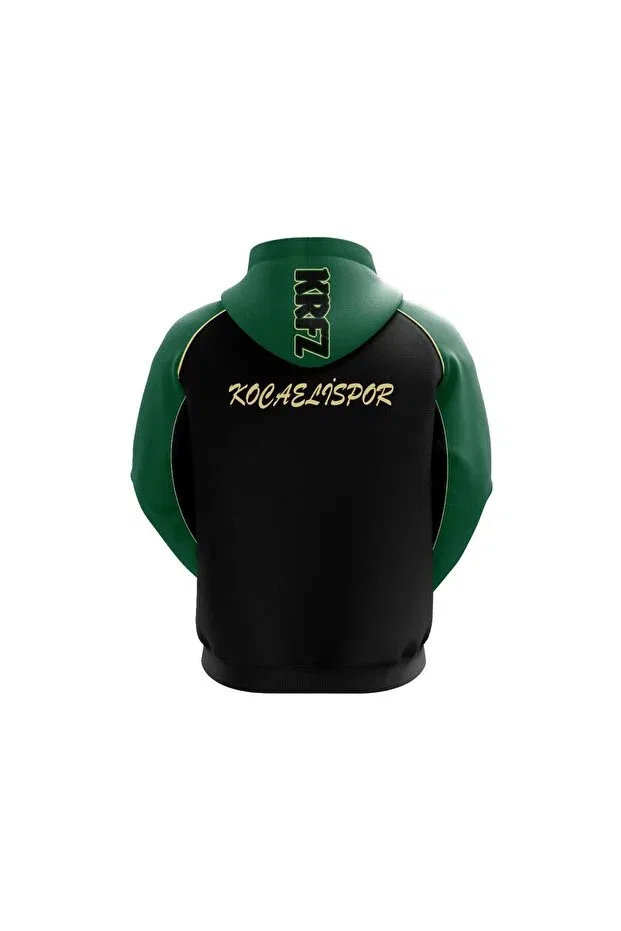 Детское худи для девочек с принтом Kocaelispor Licensed Sportrun, Black — фото 2