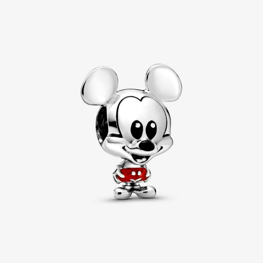 

Шарм Pandora x Disney Mickey Mouse Red Trousers, серебро/мультиколор