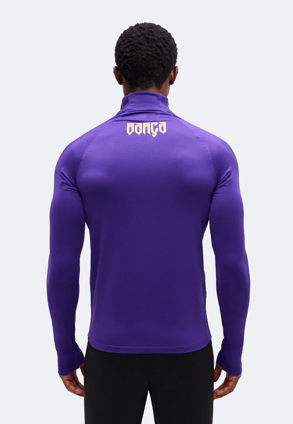 Тренировка FCB - клубная форма Nike Performance, Field Purple/Black/Metallic Gold-Coloured — фото 3