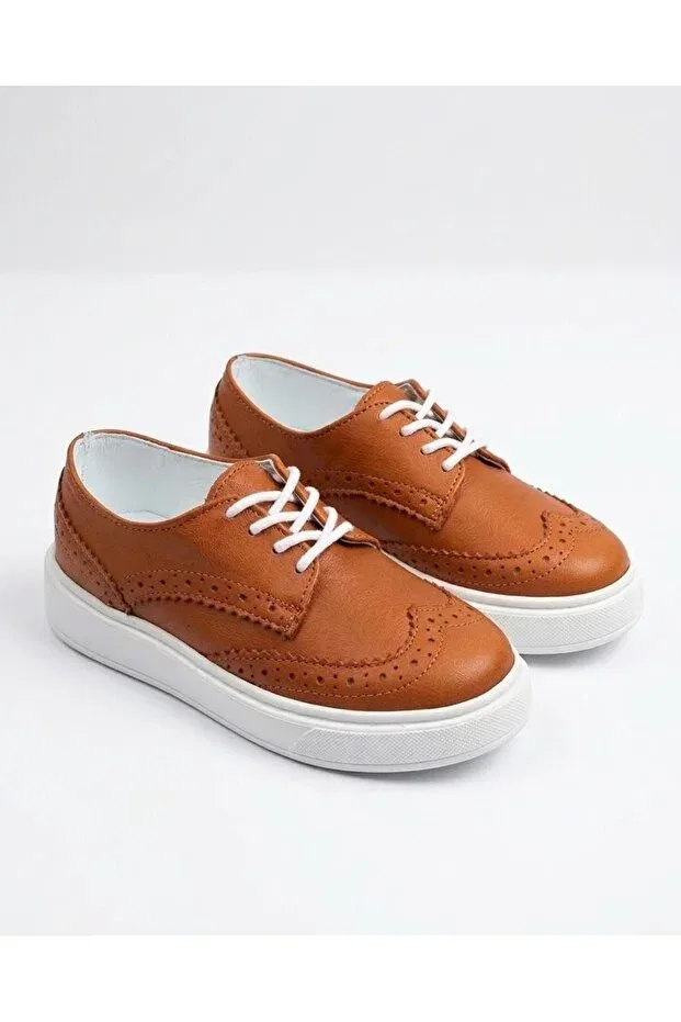 Детские оксфорды для мальчиков ортопедические Besteps, Brown — фото 4
