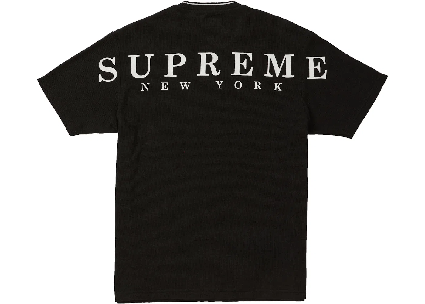 Мужская футболка с полосатым принтом Supreme Top, Black — фото 2