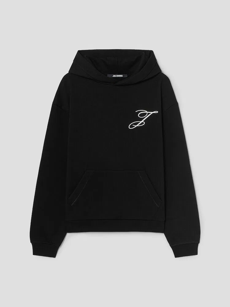 Футболка с длинным рукавом оверсайз Logo JACQUEMUS, Black