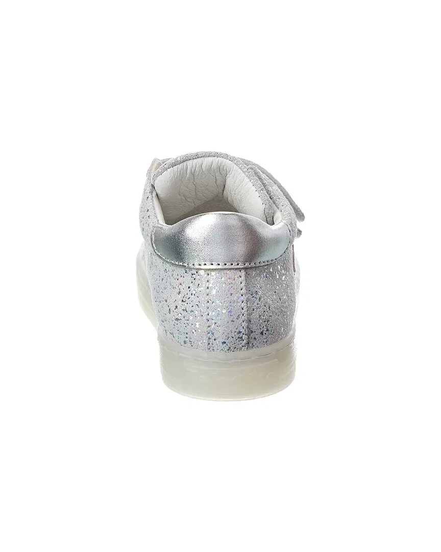 Детские кроссовки на липучках из замши Naturino Falcotto Sasha Suede Sneaker, White — фото 3