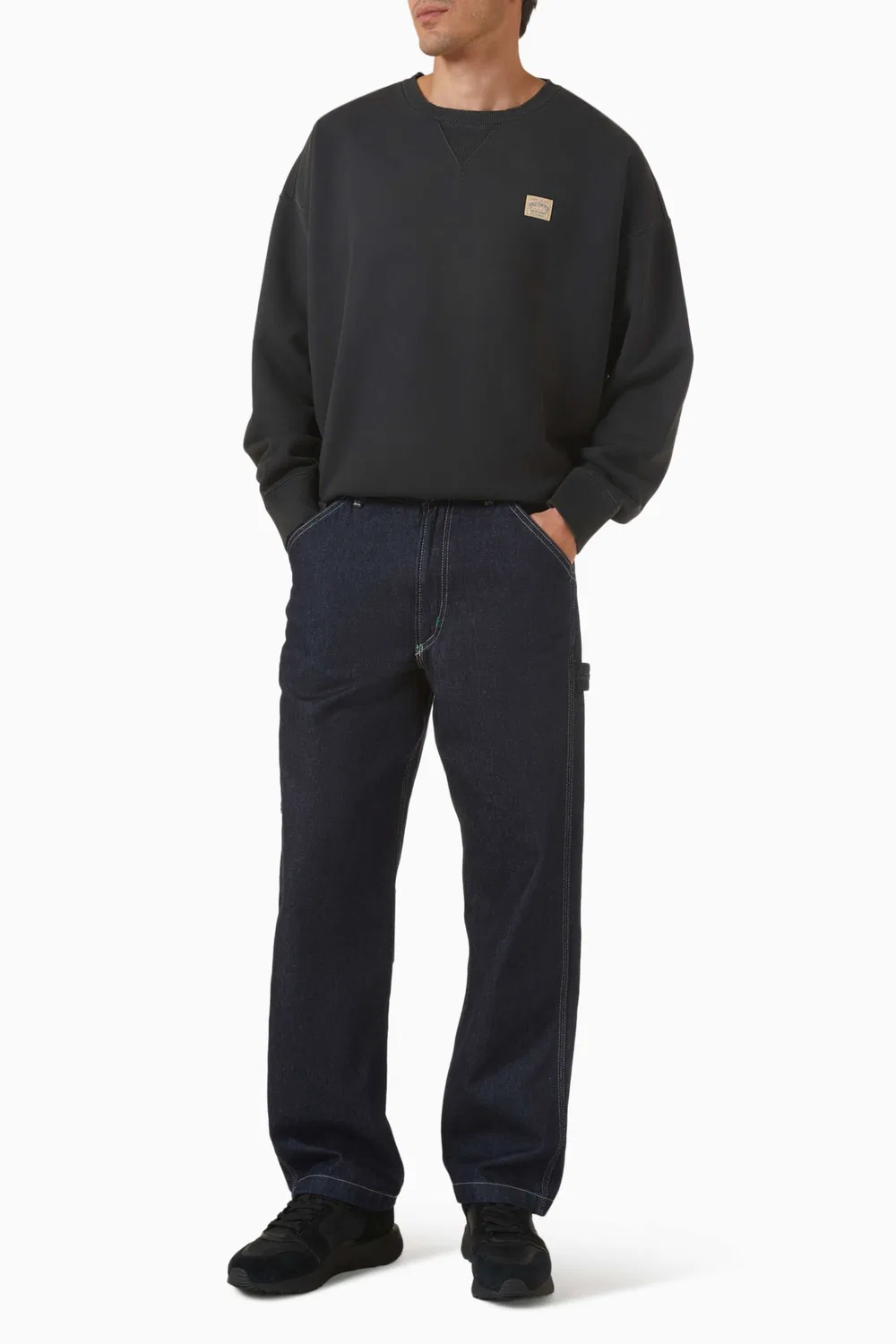 Свитшот свободного кроя из футера Polo Ralph Lauren — фото 2