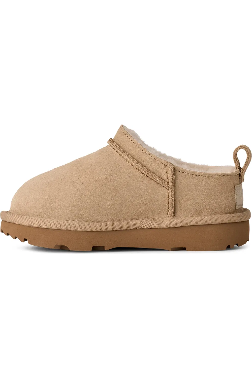 Детские сапоги слипоны на микроподошве Classic Micro UGG, Sand — фото 2