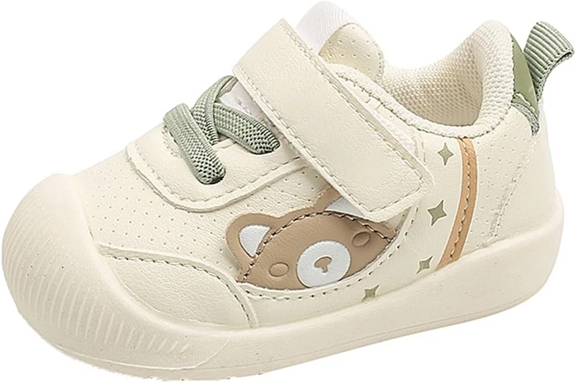 Детские кроссовки для мальчиков с принтом животных First Walking Shoes, Green