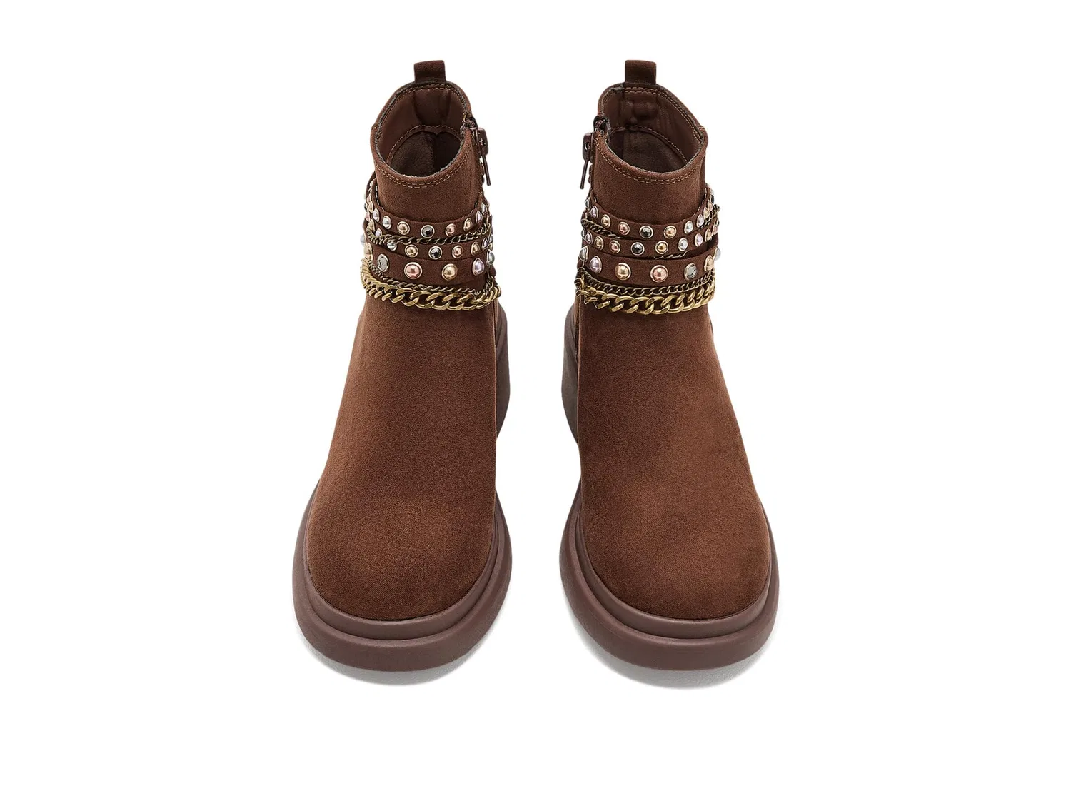Ботинки Whimsy (для маленьких и больших детей) Steve Madden Kids, Brown — фото 3