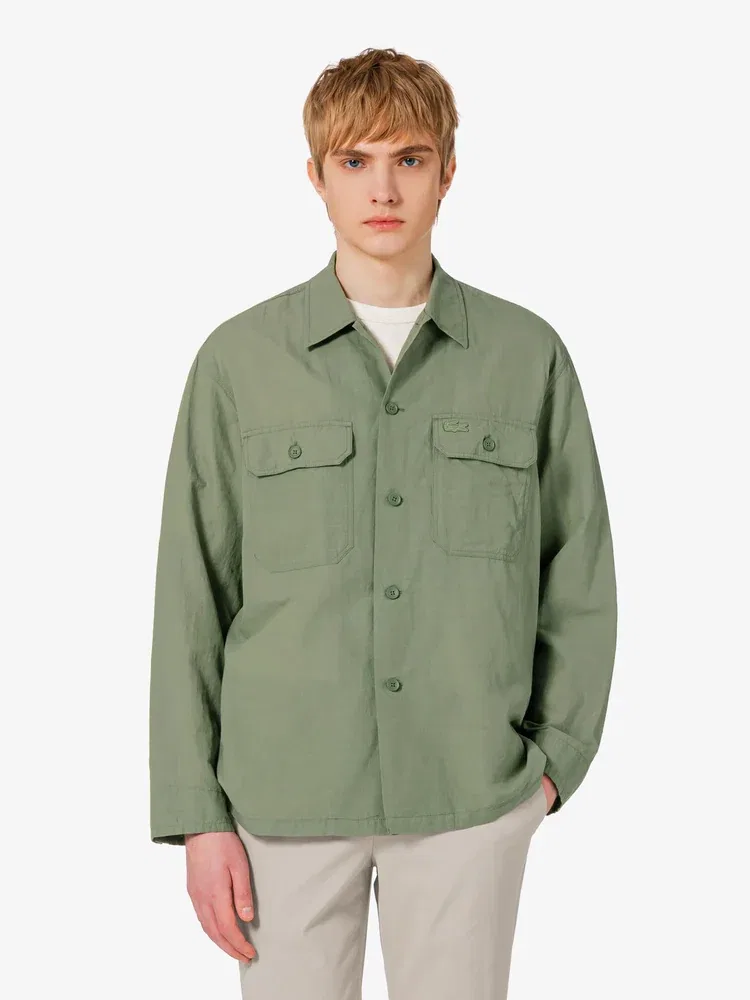 Рубашка длиннорукавная LACOSTE, Khaki — фото 4
