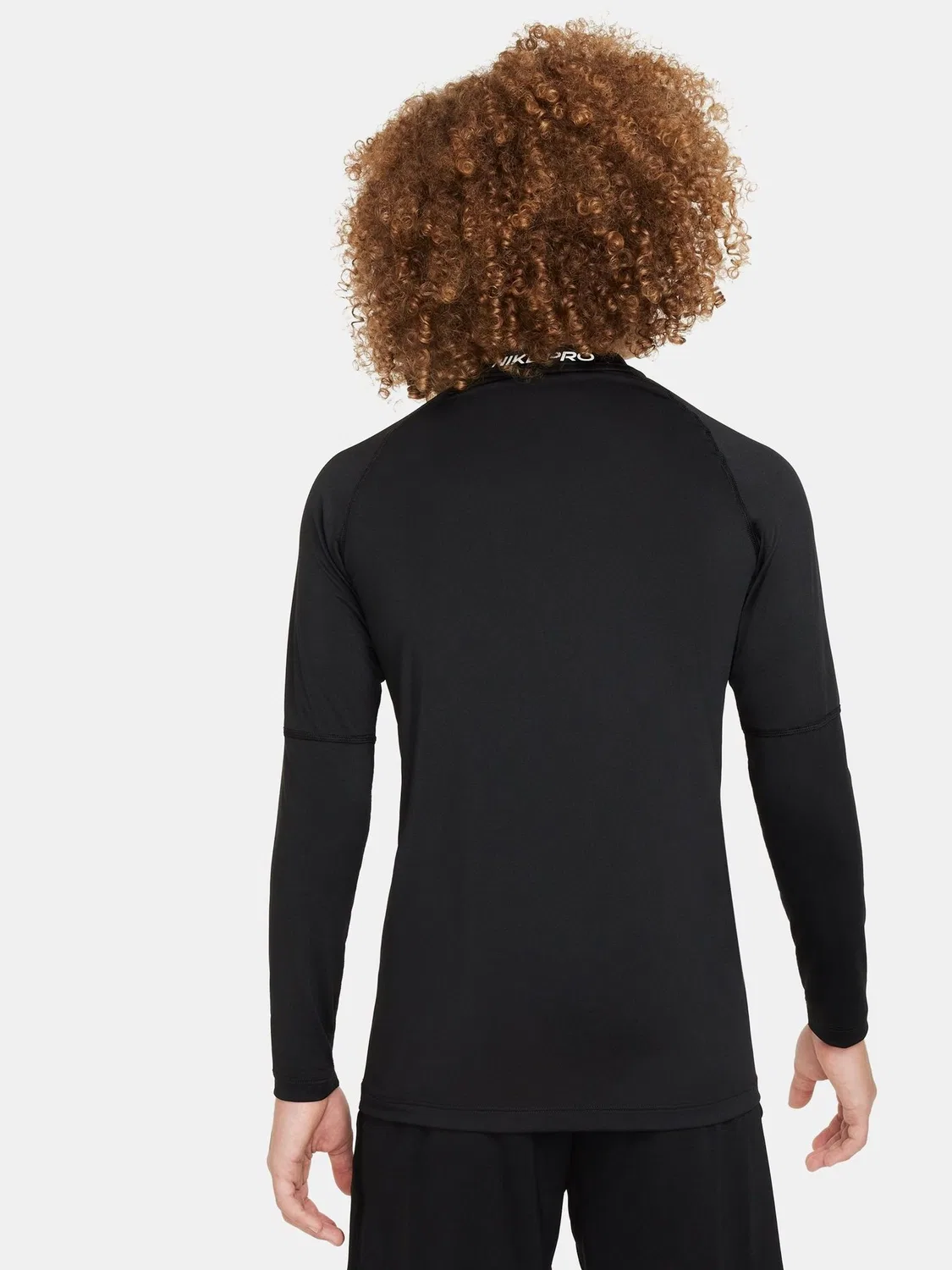 Футболка с длинным рукавом Nike Pro Dri-FIT, черный — фото 2