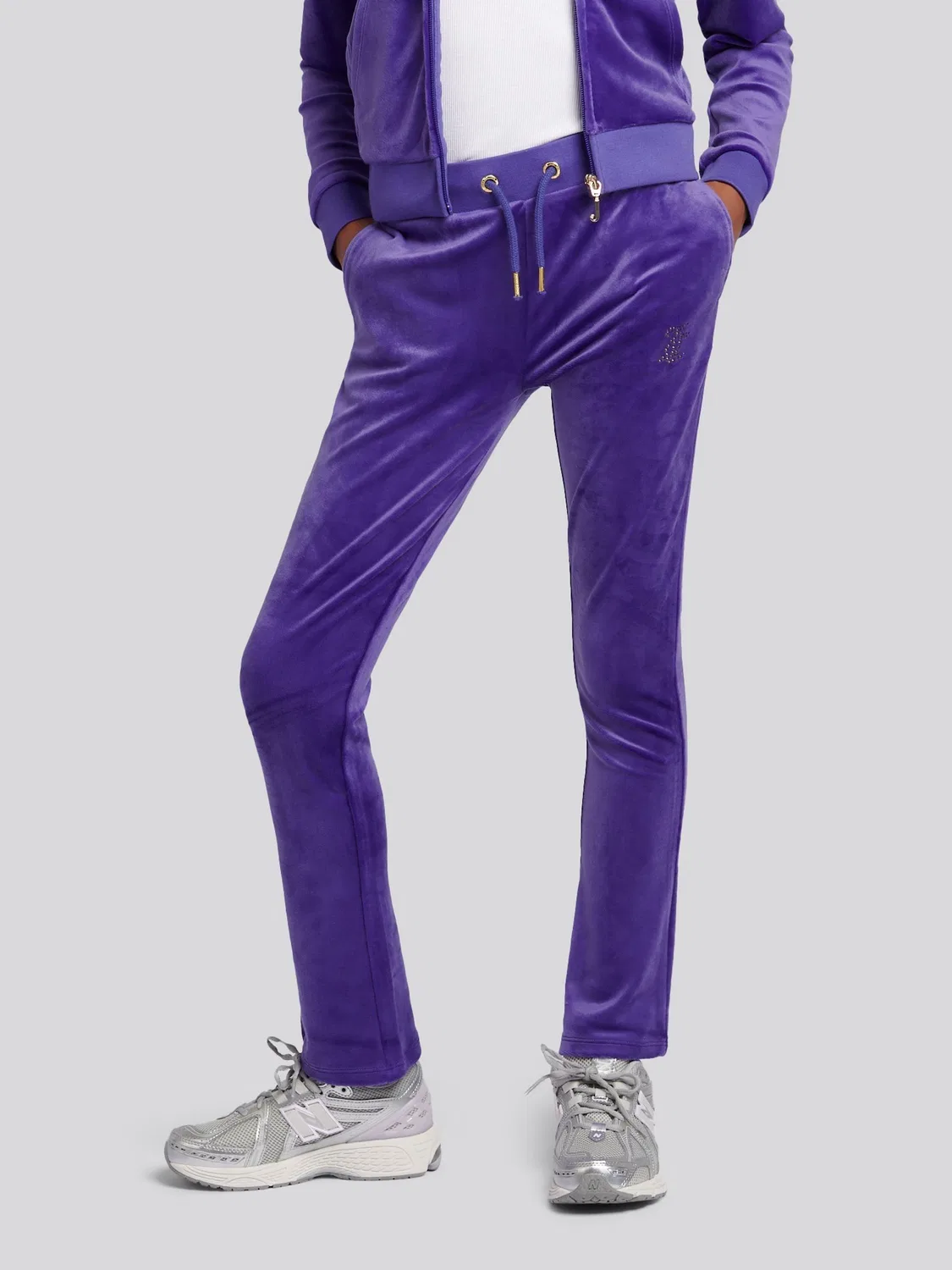 Джоггеры с пайетками Juicy Couture, синие