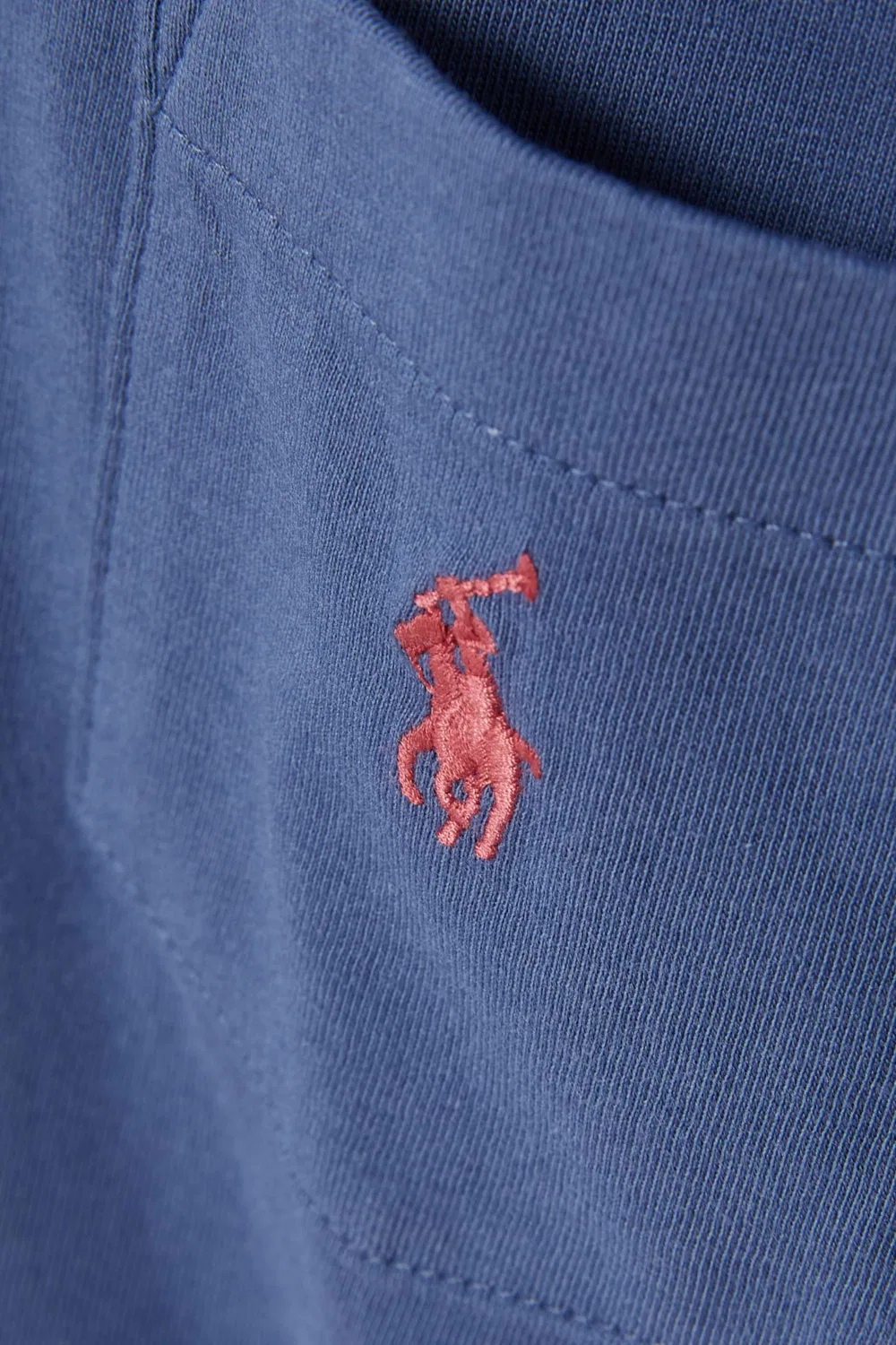 Футболка поло из хлопковой сетки Polo Ralph Lauren, синий — фото 3