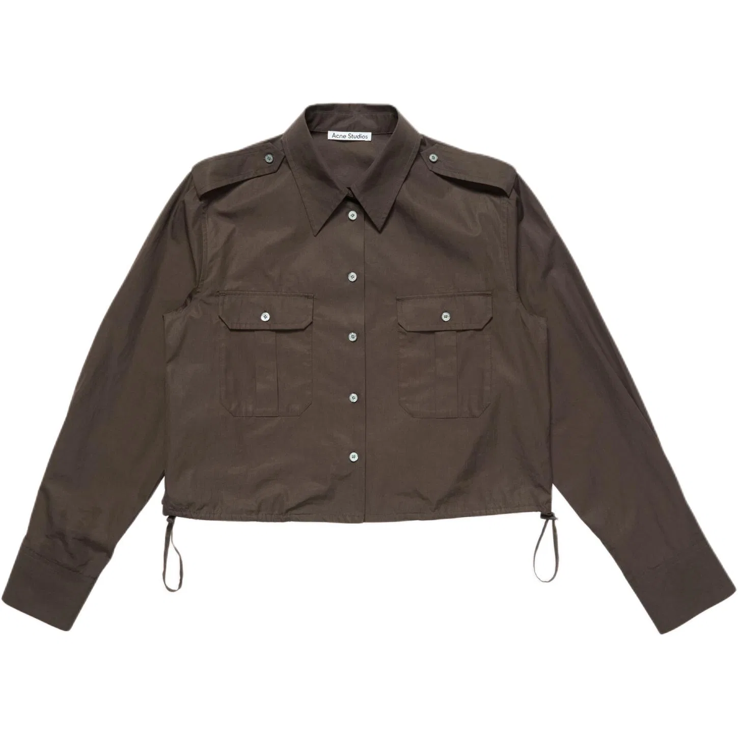 Женское пальто с лацканами Cocoa Brown Acne Studios, Cocoa Brown