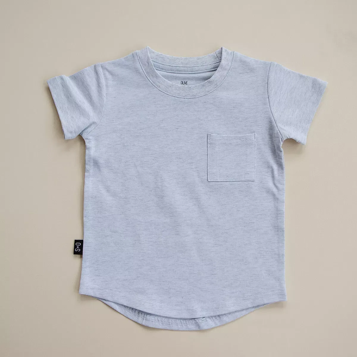 Детская футболка с карманом River Pocket Tee Olive + Scout, Brown — фото 4