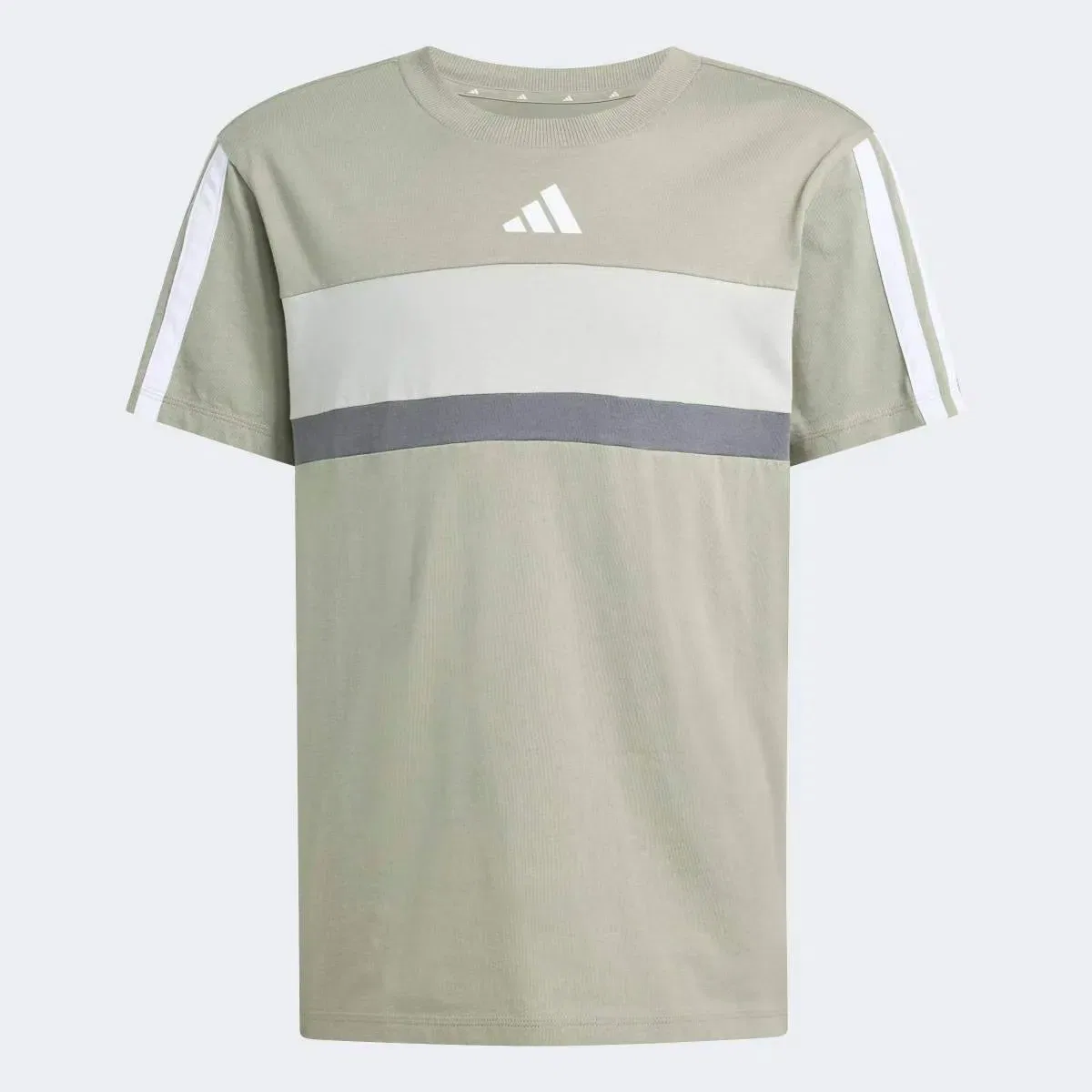 Детская футболка с принтом Seasonal Essentials Tiberio 3 bandas adidas, Verde