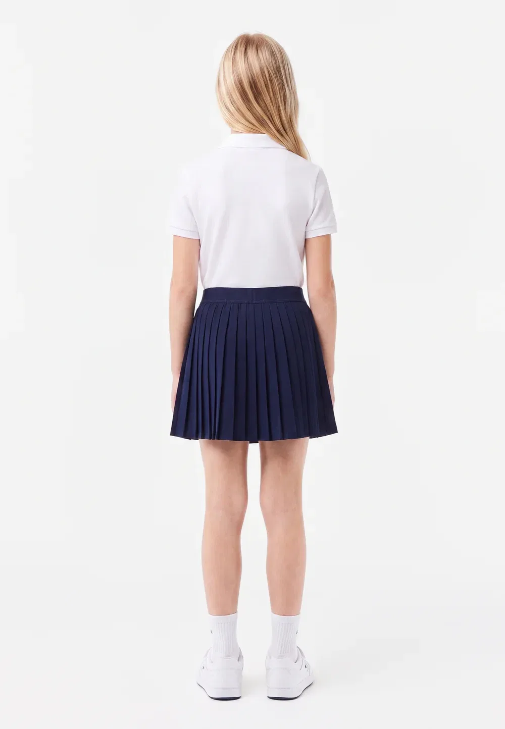 Спортивная юбка с логотипом - плиссированная юбка Lacoste, Marine — фото 2