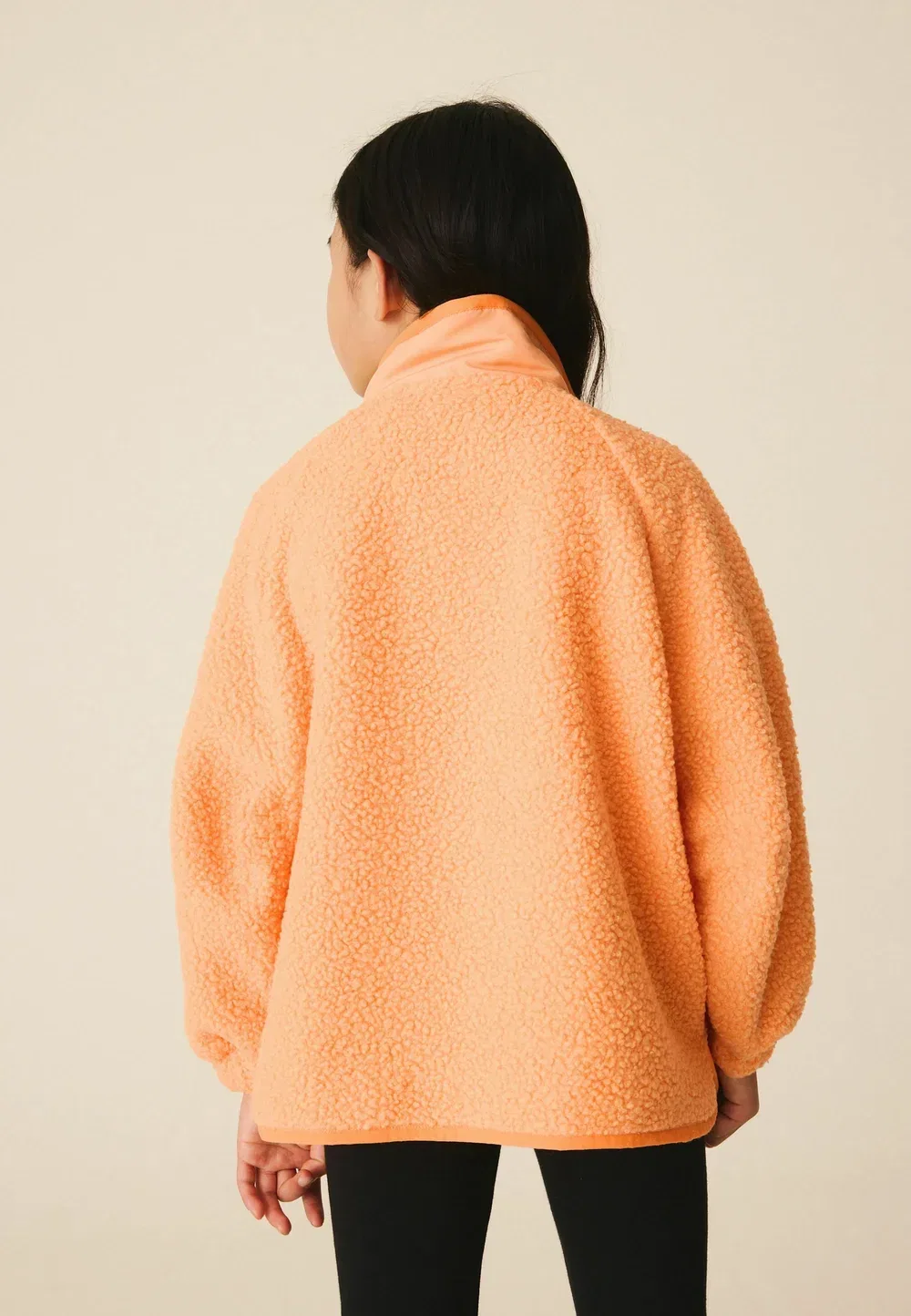 Куртка из флиса стандартного кроя на пуговицах - флисовая куртка Next, Bright Orange — фото 2