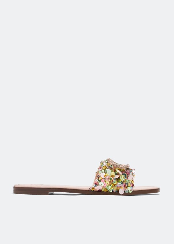 

Сандалии VALENTINO GARAVANI VLogo Signature sandals, разноцветный