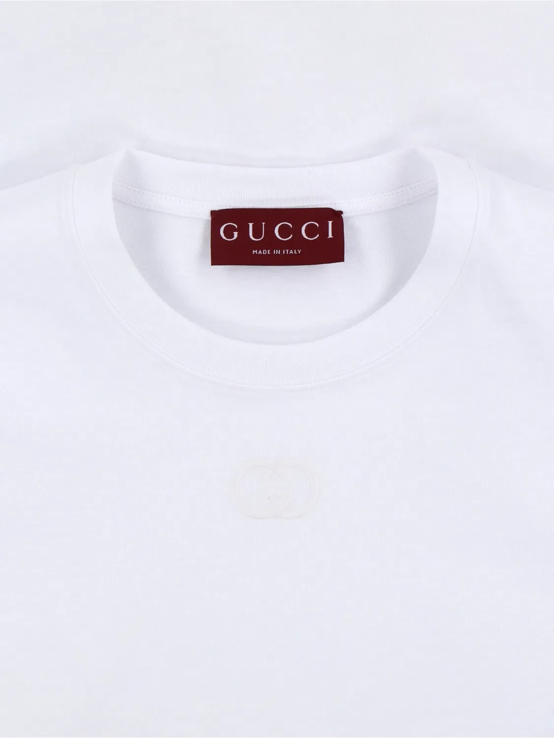 Футболка GG белая Gucci, белый — фото 3