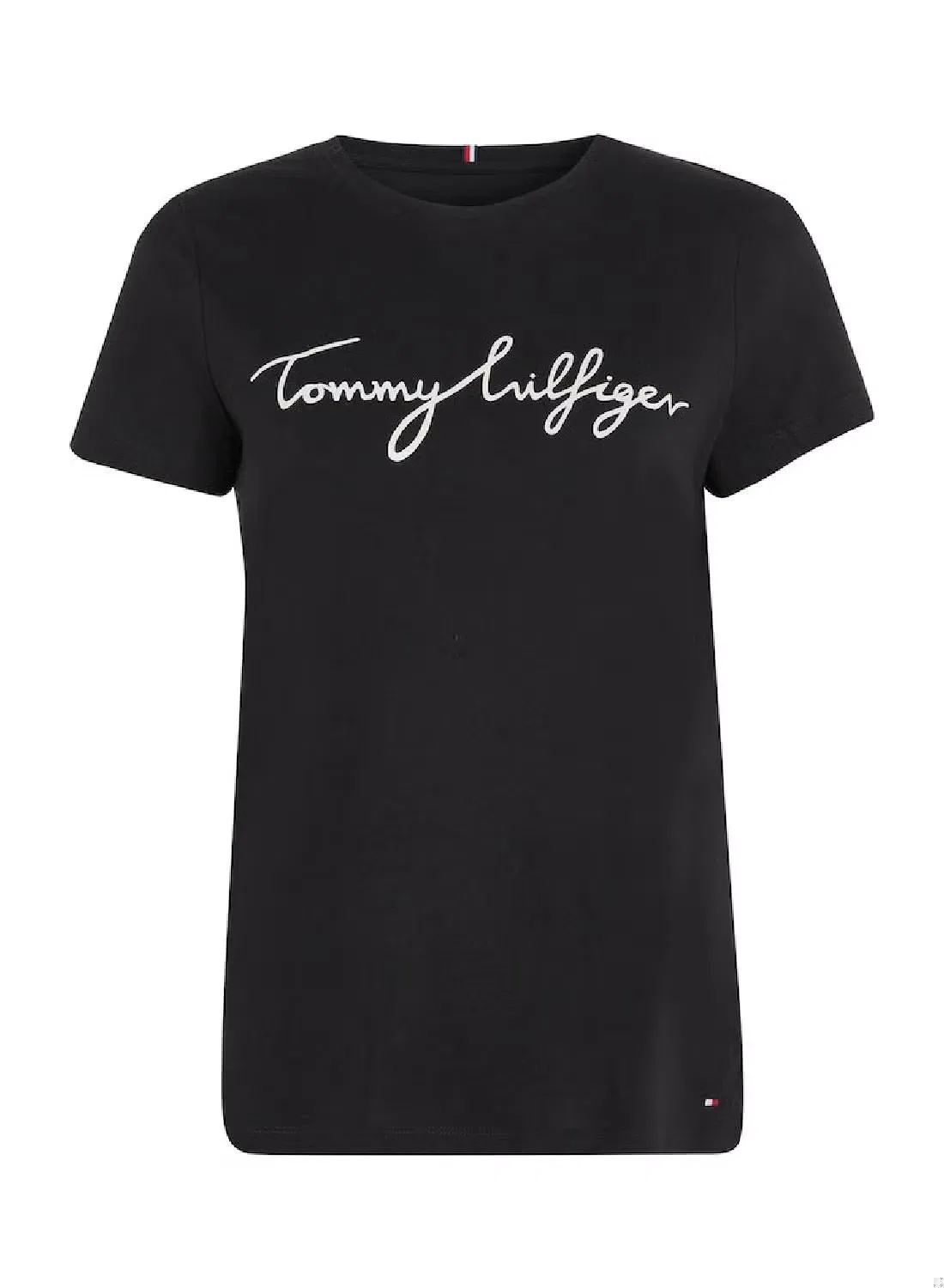 Футболка с принтом логотипа Heritage Tommy Hilfiger, черный