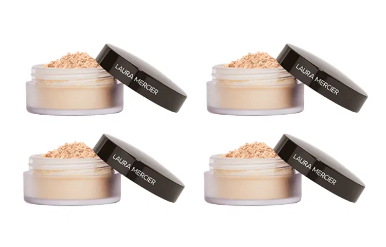 Набор пробников рассыпчатой пудры Laura Mercier, Classic Setting Loose Powder, Oil Control, Matte, 2g*4
