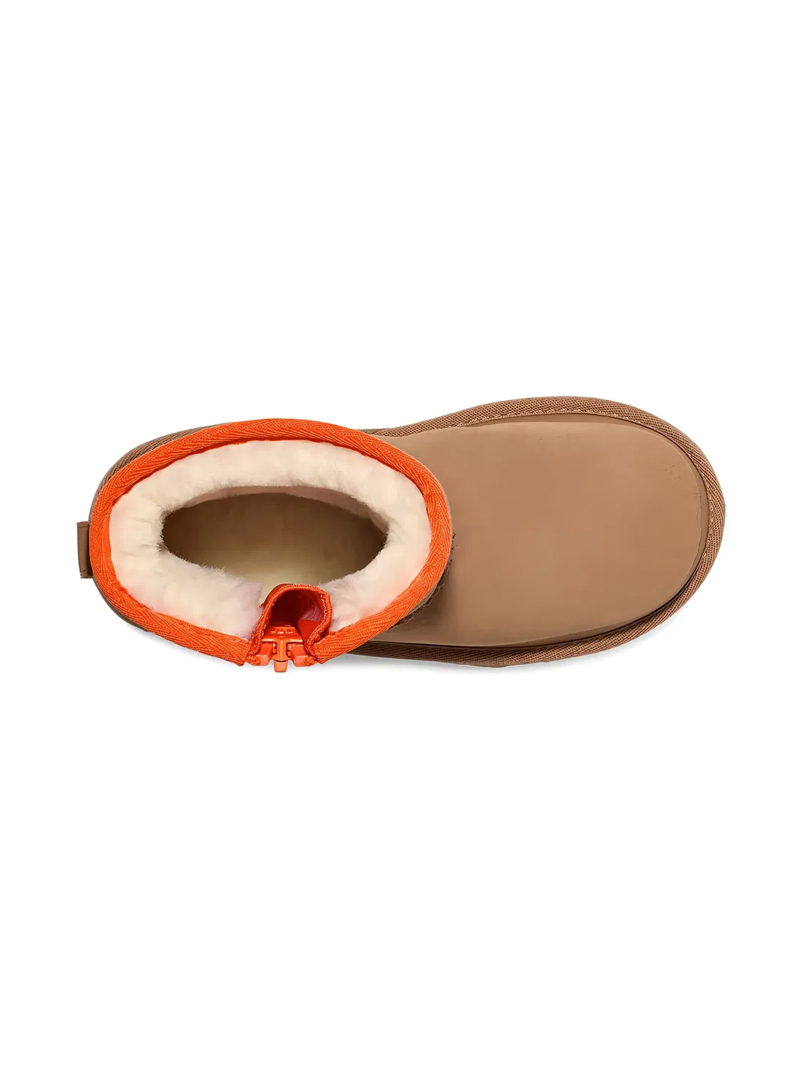 Ботинки Mini Zipper Tape замшевые UGG, нейтральные — фото 4