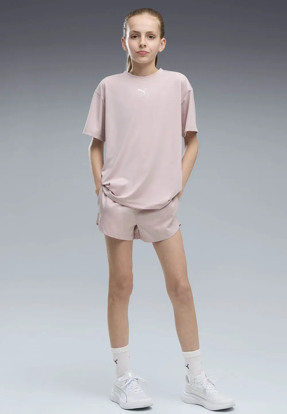 Футболка Tad tee унисекс - спортивная футболка Puma, Misty Pink