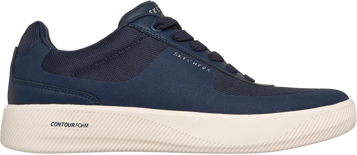 Мужские кроссовки Skechers Arch Fit Court Break Comodo Comfort, Navy Microfiber Duraleather — фото 4