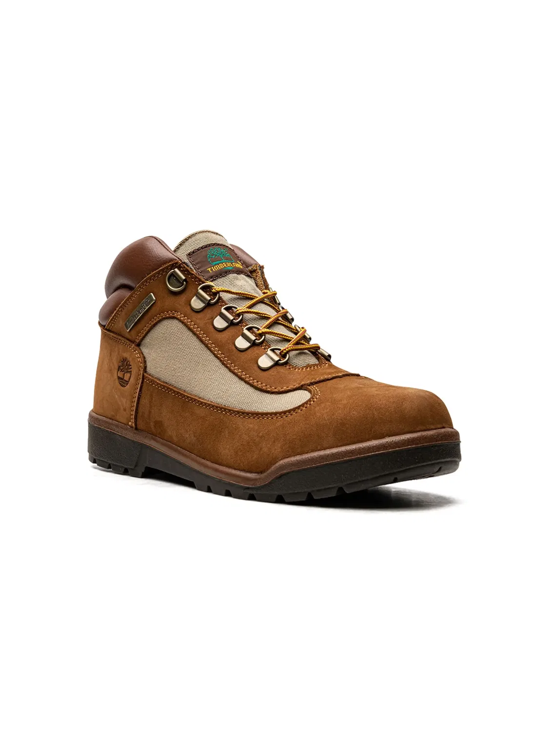 Детские ботинки на шнуровке Timberland, коричневый