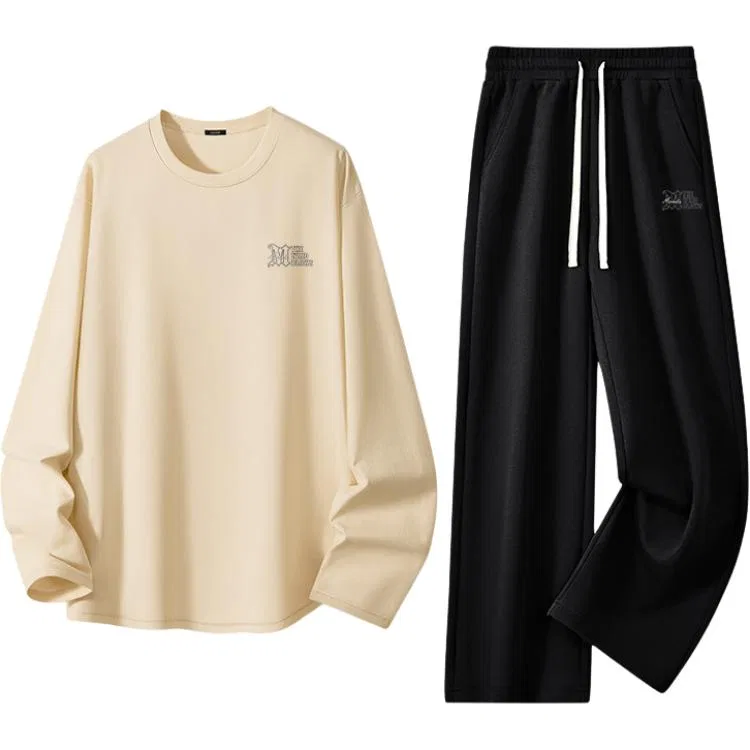 Детский спортивный комплект с принтом MINISO, Цвет Khaki Black