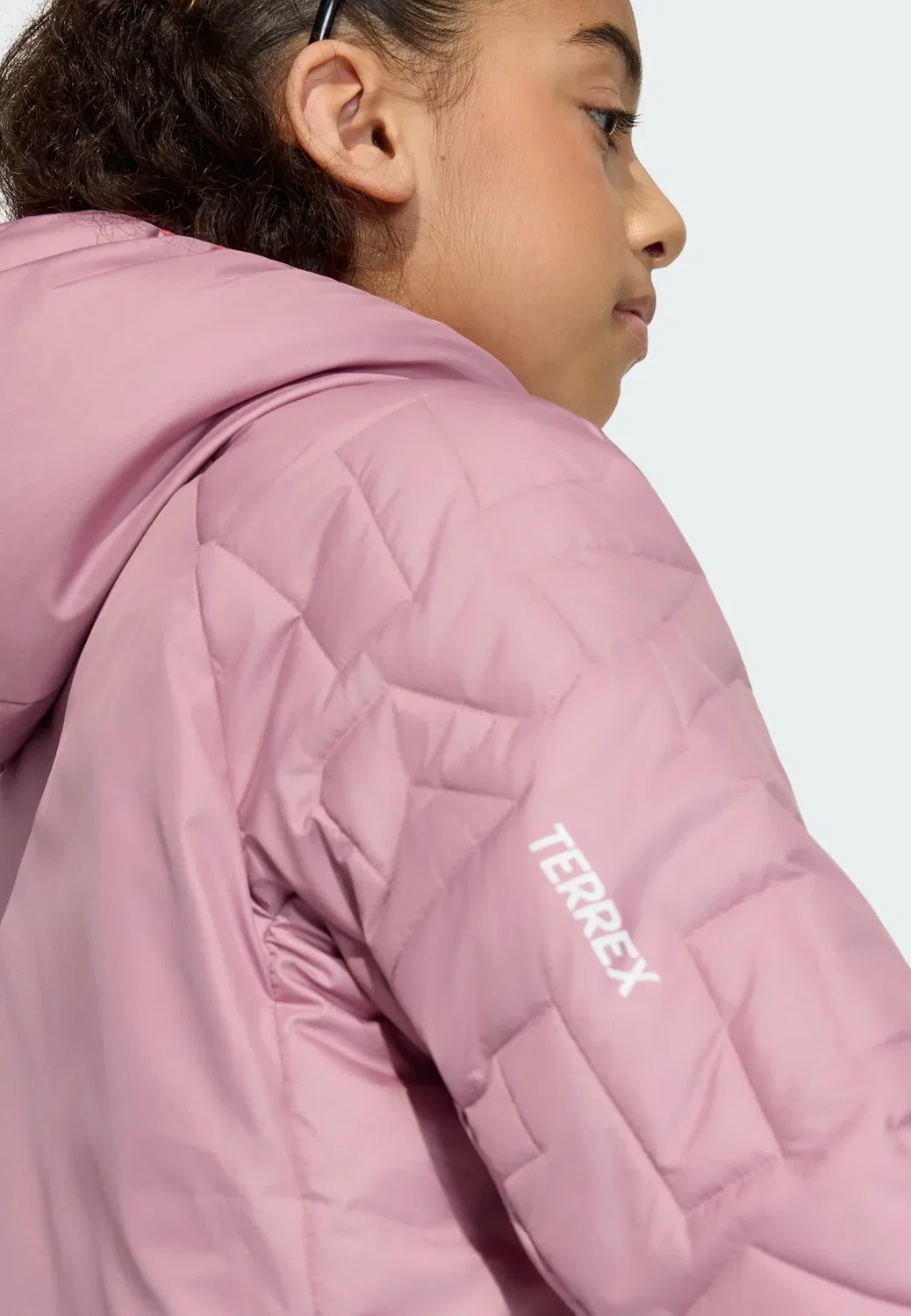 Утепленная куртка K xpr - легкая куртка Adidas Terrex, Magic Mauve — фото 3