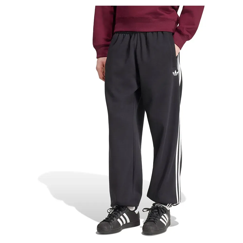 Мужские спортивные брюки из футера Adicolor 3 Stripes Cuffed Adidas Originals, Black