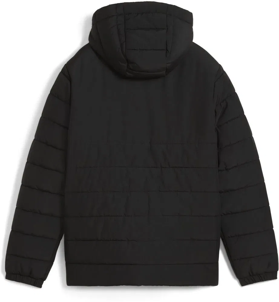Куртка спортивная с капюшоном TeamADDITIONS Hooded Padded Jacket Jr Puma, черный — фото 2