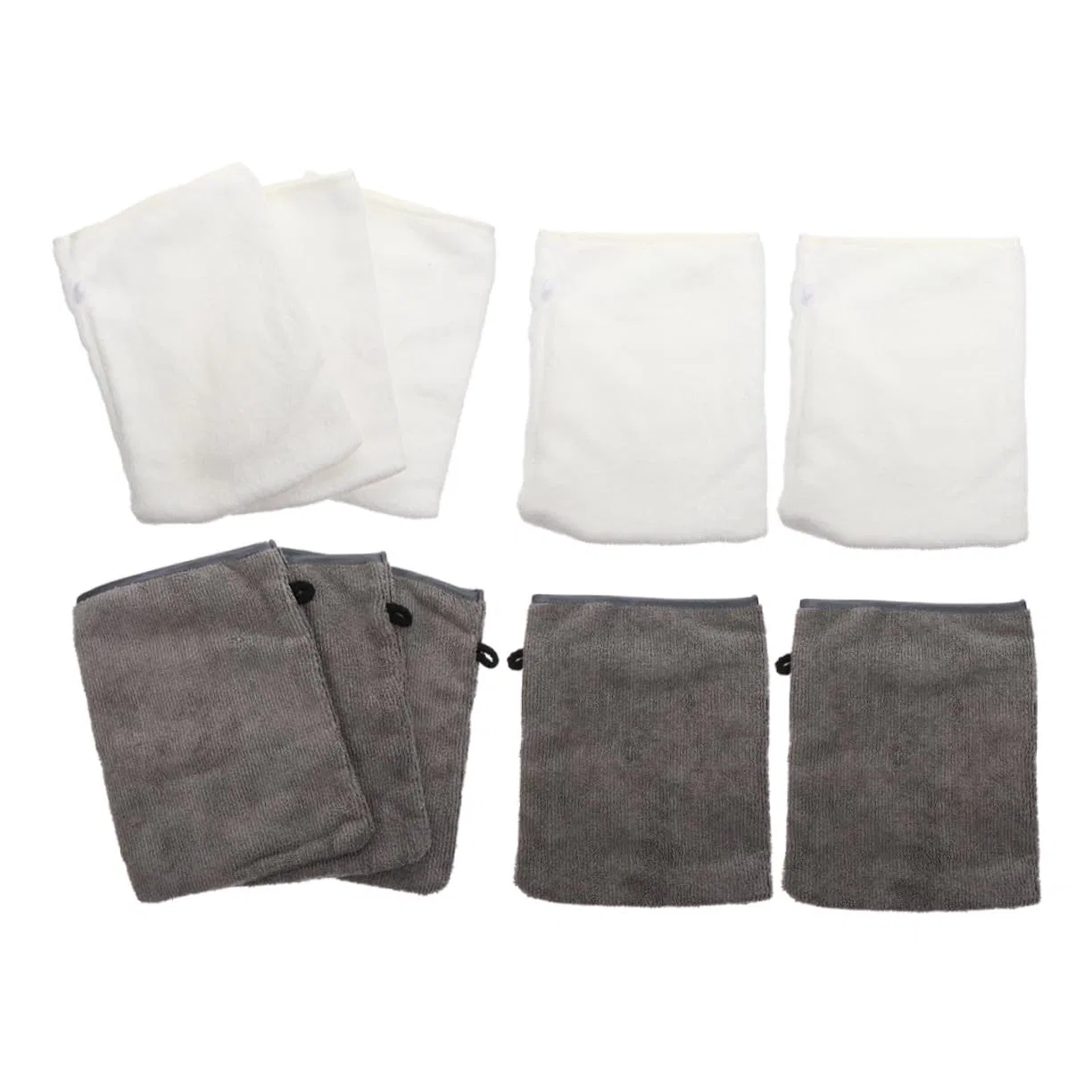 Перчатки для умывания Microfibre, Gogogmee, Набор 10 шт, 20.7 x 14 x 0.5 см