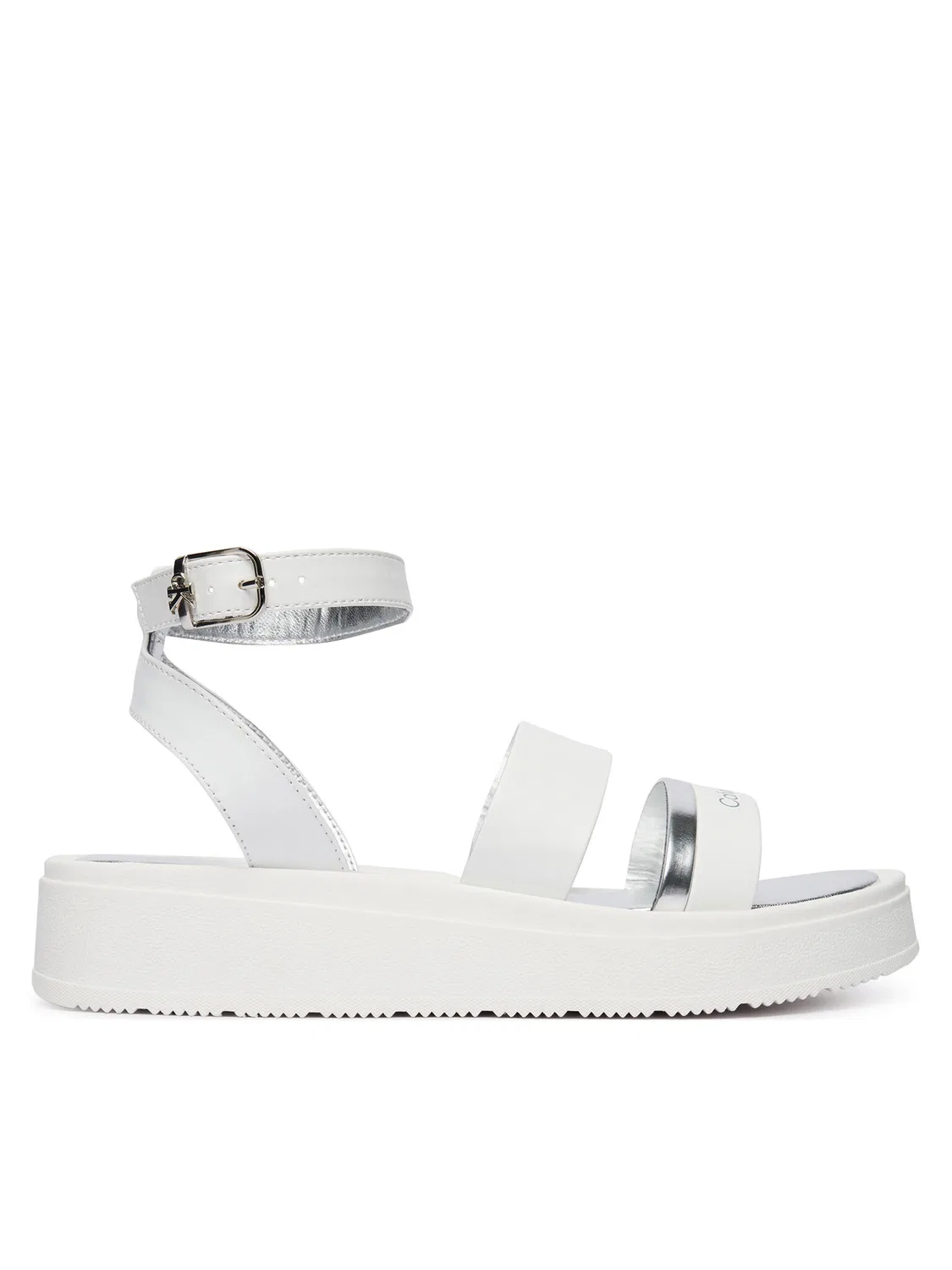 Сандалии для девочки Velcro Sandal Calvin Klein, белый