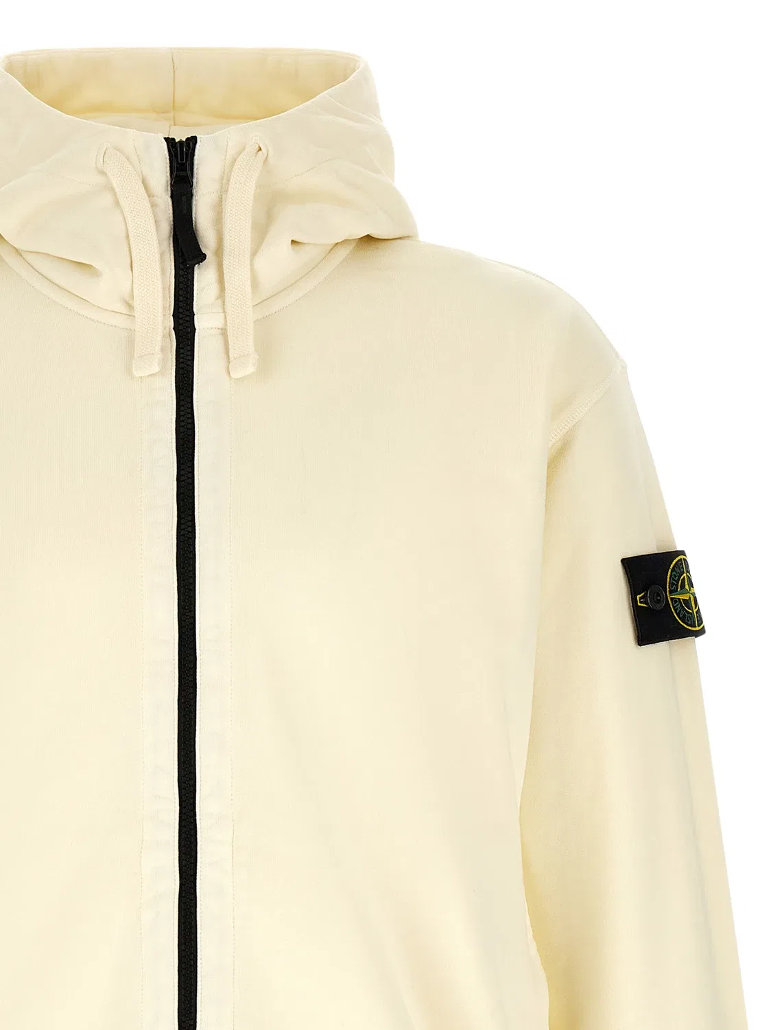 Толстовка "6100009" Stone Island, белый — фото 3