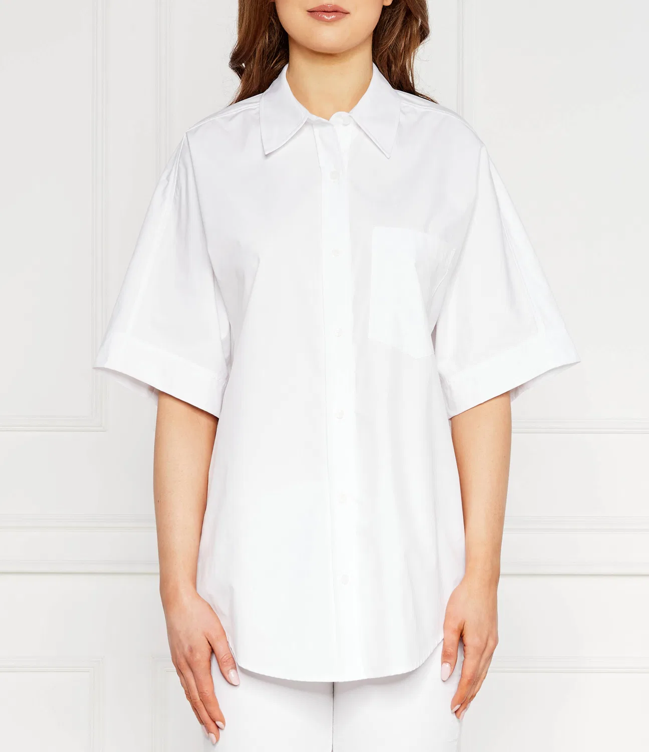 Рубашка с коротким рукавом Calvin Klein, Bianco