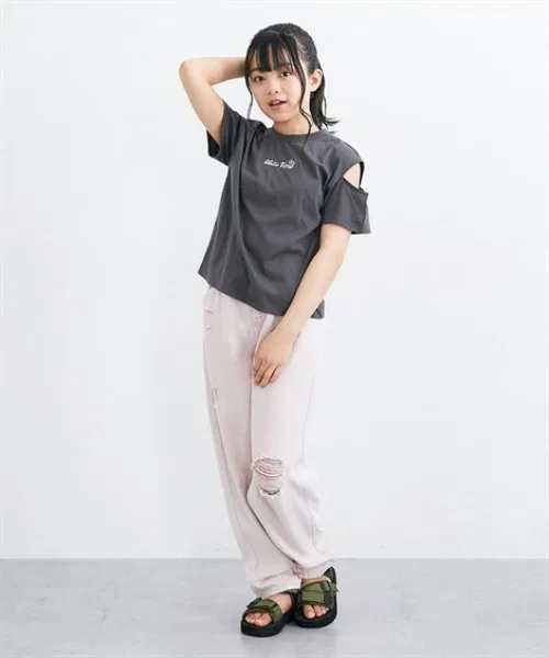 Детская футболка с принтом Sanrio Characters BISKEE QUNTSTYLE, Black — фото 4