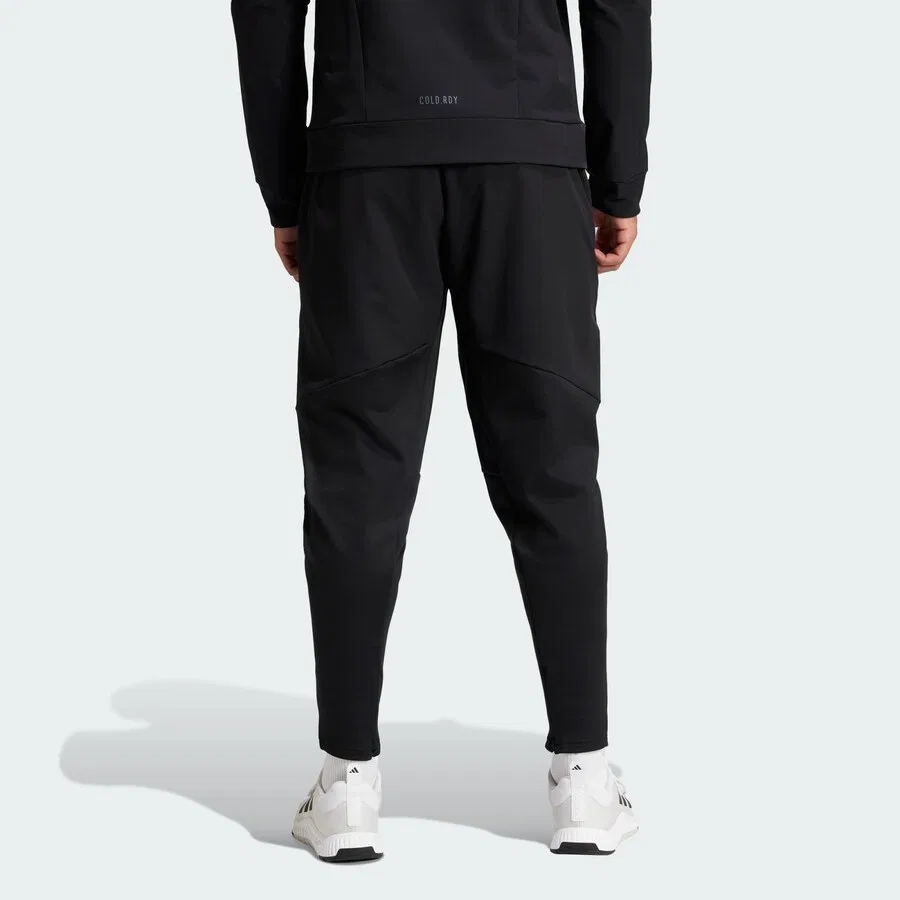 Спортивные шорты ADIDAS PERFORMANCE Tapered Workout Pants 'Designed For Training' черного цвета — фото 3